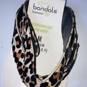Bandals footwear. Interchangeable shoe bands. New